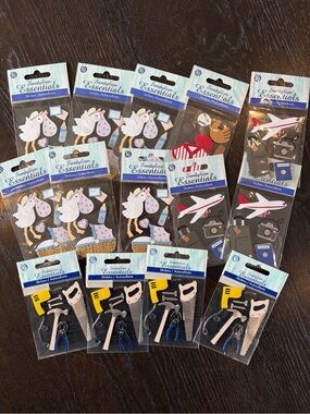 Sandylion Essentials Vintage Stickers Lot of 14 brand new packs. Hard to find